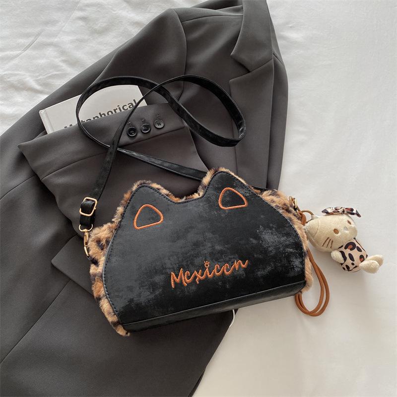 Retro Cartoon Small Bag Women'S Fashion Messenger Bag Cute Cute Shoulder Bag Women