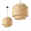 Large BOHO Ceiling Lamp 40cm Bamboo E27