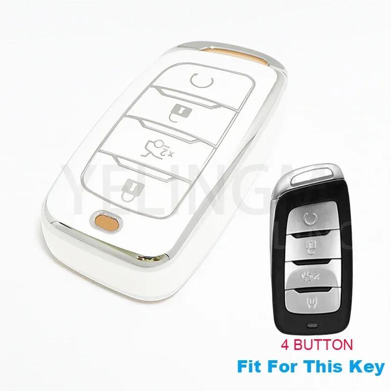 Чехол из ТПУ для ключа автомобиля, держатель-протектор для ключа-брелока для Changan CS85 CS35 Plus CS25 CS95 CS85 Coupe, защитная крышка для ключа