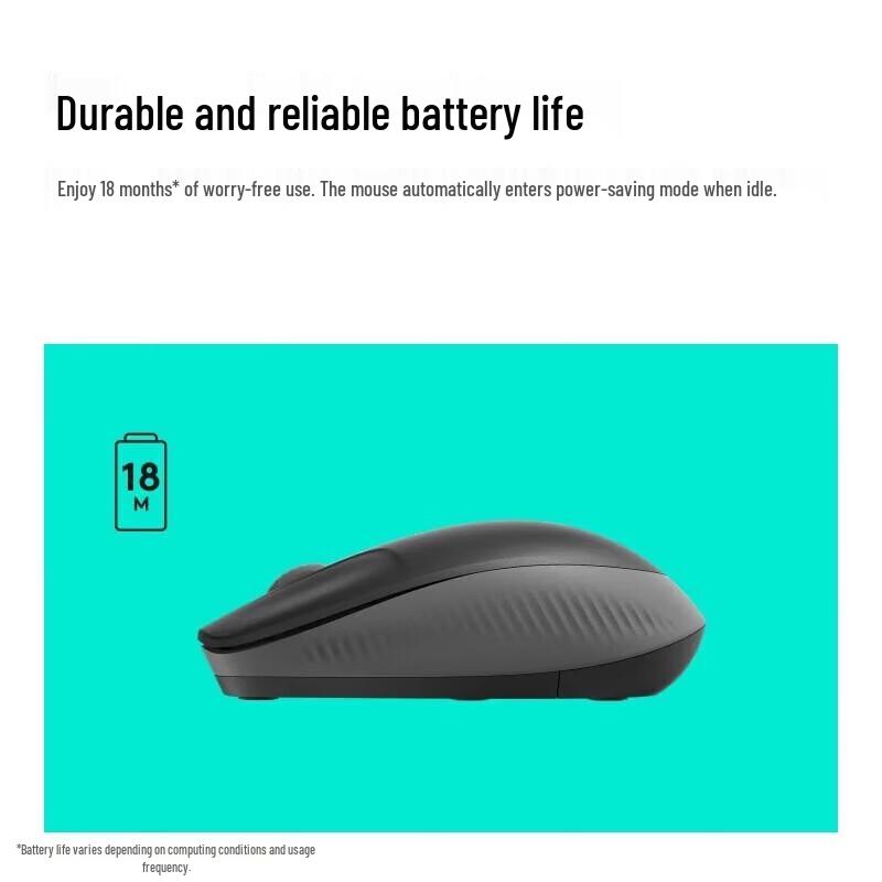 Logitech M190 Full-Size Wireless Mouse