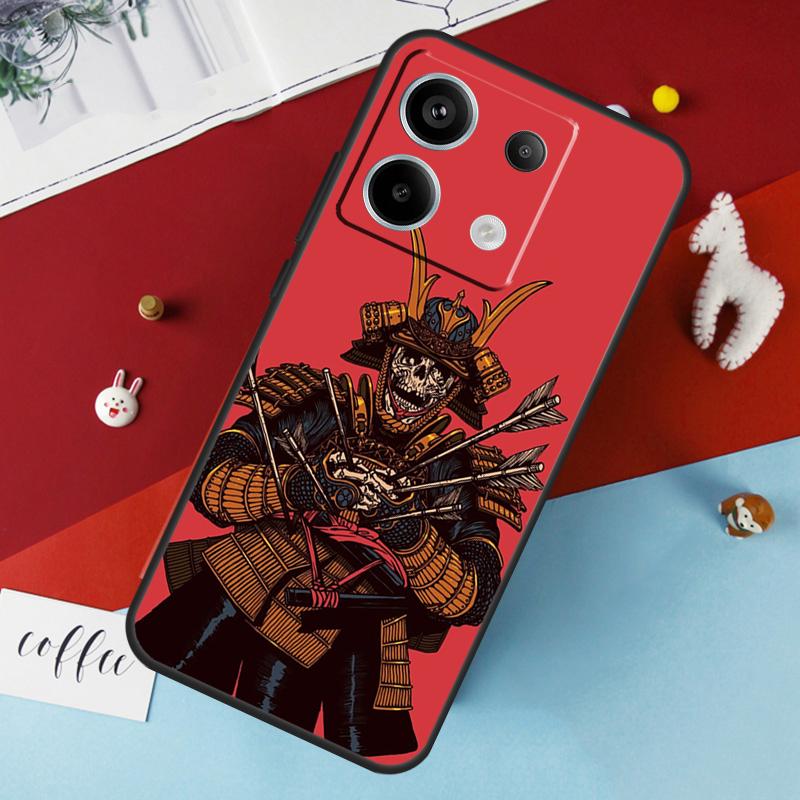 Японский Самурай Воин Чехол Для Xiaomi Redmi Note 14 12 11 10 13 Pro 15 Pro Plus Redmi 15 14C 10C 12C 13C 15C Обложка
