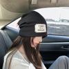 Осенне-зимняя мешковатая шапка-бини, однотонная теплая шапка для женщин, женская шапка-бини большого размера