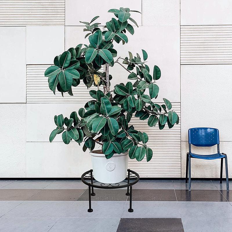 1шт черная гостиная съемная компактная однослойная конструкция для внутреннего/наружного декора металлическая подставка для цветов балкон