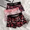 Романтический бренд модный принт нижнее белье мужские боксеры хлопковые дышащие трусы мужские боксеры размер M-3XL