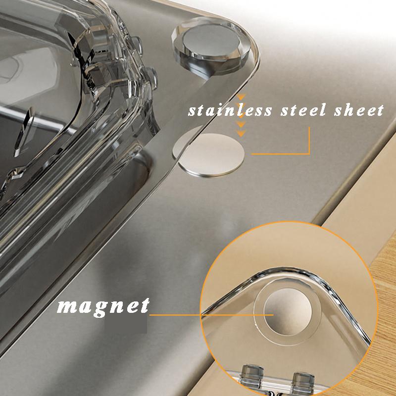 Сливное сито-корзина для раковины, отдельное, противоутечка, треугольная форма, дуршлаг с держателем для магнитов, стойка-фильтр для мусора