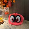 Mario Chucky Hat Pendant Colorful Red Green Cap Halloween Costume Plush Doll Toy Cute Decoration