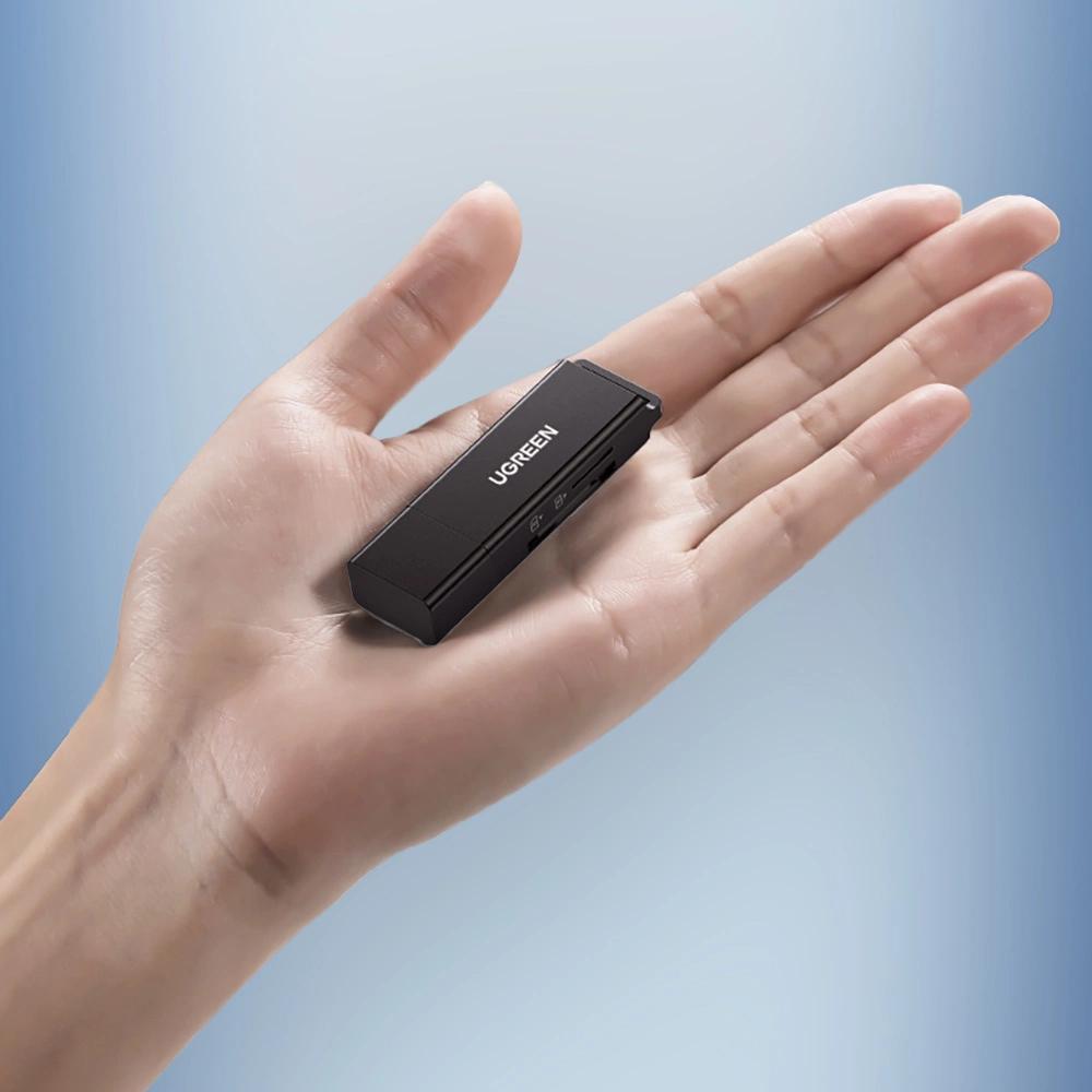 Ugreen Portable Tf/Sd Card Reader For Usb 3.0 Black (Cm104)