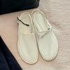 Casual Mesh Sandals Women Mules Elegant Square Closed Toe Flat Slippers Female Shoes Female Sandales Designer Slides Women