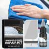 Набор для ремонта трещин на лобовом стекле 20 мл. Жидкость для восстановления окон и ремонта лобового стекла. Долговечное решение для трещин на автомобильном стекле и