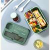 Compartment 1300ML Portable Lunch Box Kids Students Office Bento Box With Fork and Spoon Microwave Food Storage Container