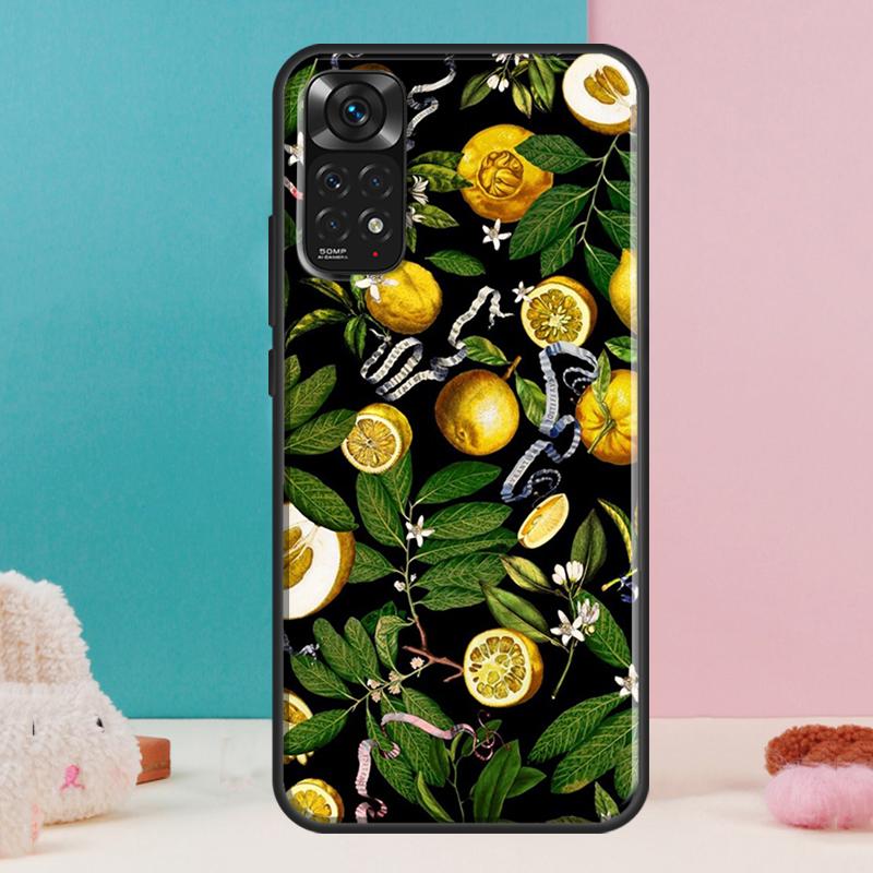 Чехол Tropical Summer Fruit Lemon для Xiaomi Redmi Note 14 13 Pro 12 11 9 10 9S 10S 11S 12S Redmi 14C 13C 10C 12C