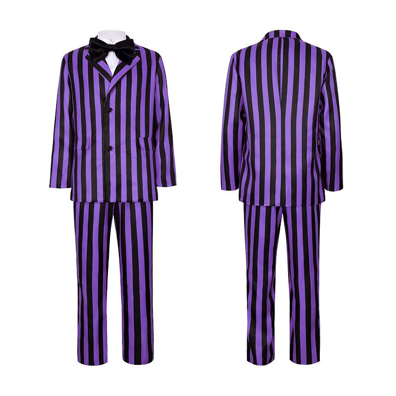 Anime Wednesday Addams Family Cosplay Costume Dress Kids Girl Wednesday Cosplay Costume Black Gothic Family Cotume