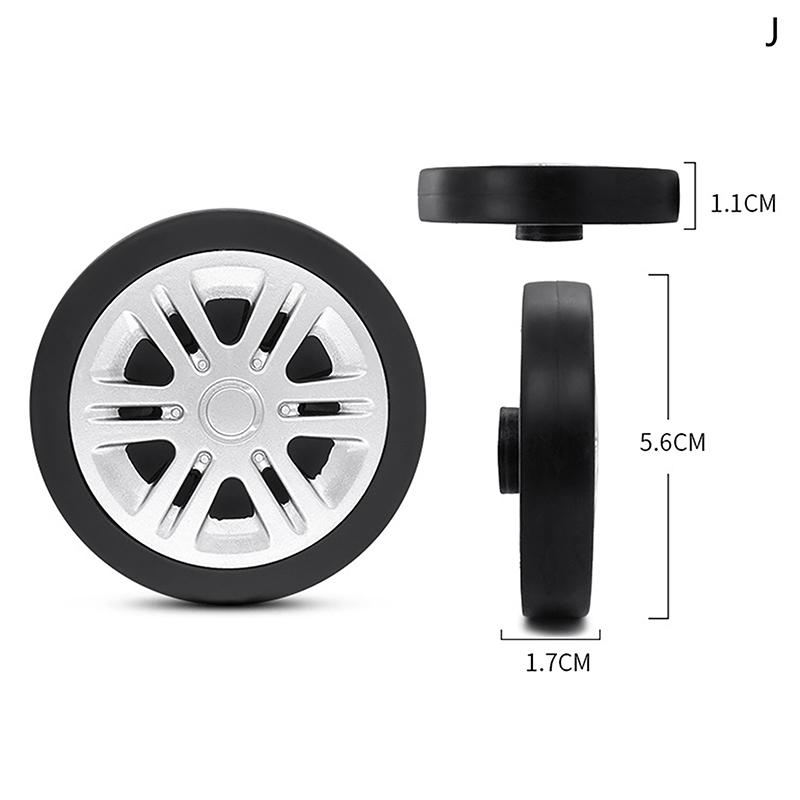 Luggage Wheel Replacement Suitcase For Wheel Trolley Rolling Durable Silent Belt Repair Tools Travel Accessories