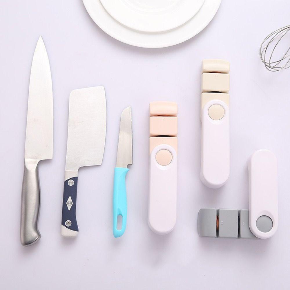 Fixed Angle Sharpening Stone Handheld Scissors Sharpener Durable Kitchen Whetstone  Outdoor