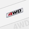 Автомобильный металлический 4WD 4X4 Логотип SUV 3D Значок Буквы Наклейки Стикер на багажник Для JEEP Toyota Subaru Mitsubishi Nissan Hyundai Стайлинг автомобиля po1