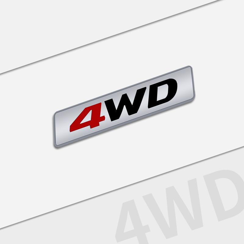 Автомобильный металлический 4WD 4X4 Логотип SUV 3D Значок Буквы Наклейки Стикер на багажник Для JEEP Toyota Subaru Mitsubishi Nissan Hyundai Стайлинг автомобиля po1