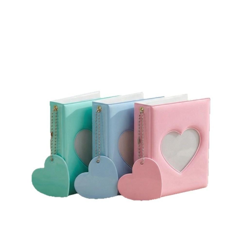 3 Inch 40 Pockets Love Heart Card Holder Portable Photocard Album Photo Album Kpop Photocard