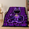Мультяшное S-Улыбающееся C-Существа Craftycorn Catnap Art Фланелевое Одеяло, Уютное Мягкое Плед для Дома Спальни Кровати Дивана Покрытие Подарок