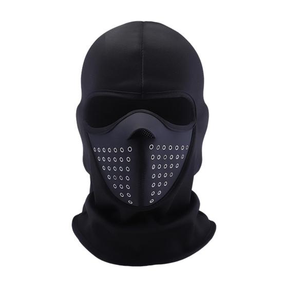 Балаклава Горнолыжная Защита Лица Мужская Женская Для Улицы В Холодную Погоду Зимняя Мотоциклетная Сноубордическая Катание Велосипед Ветрозащитная Термофлисовая Защита Лица Шарф-Маска На Шею