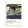 minimalist call me by your name poster Metal Mural Funny Pub Plates Custom Wall Decor Tin Sign Poster