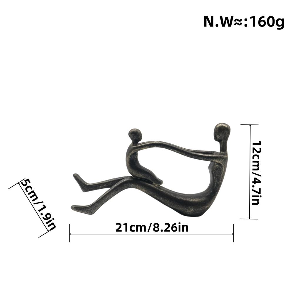 Современные Простые Креативные Абстрактные Украшения Персонажей Из Смолы Изделия Для Домашнего Офиса Украшения Рабочего Стола Принадлежности Украшения
