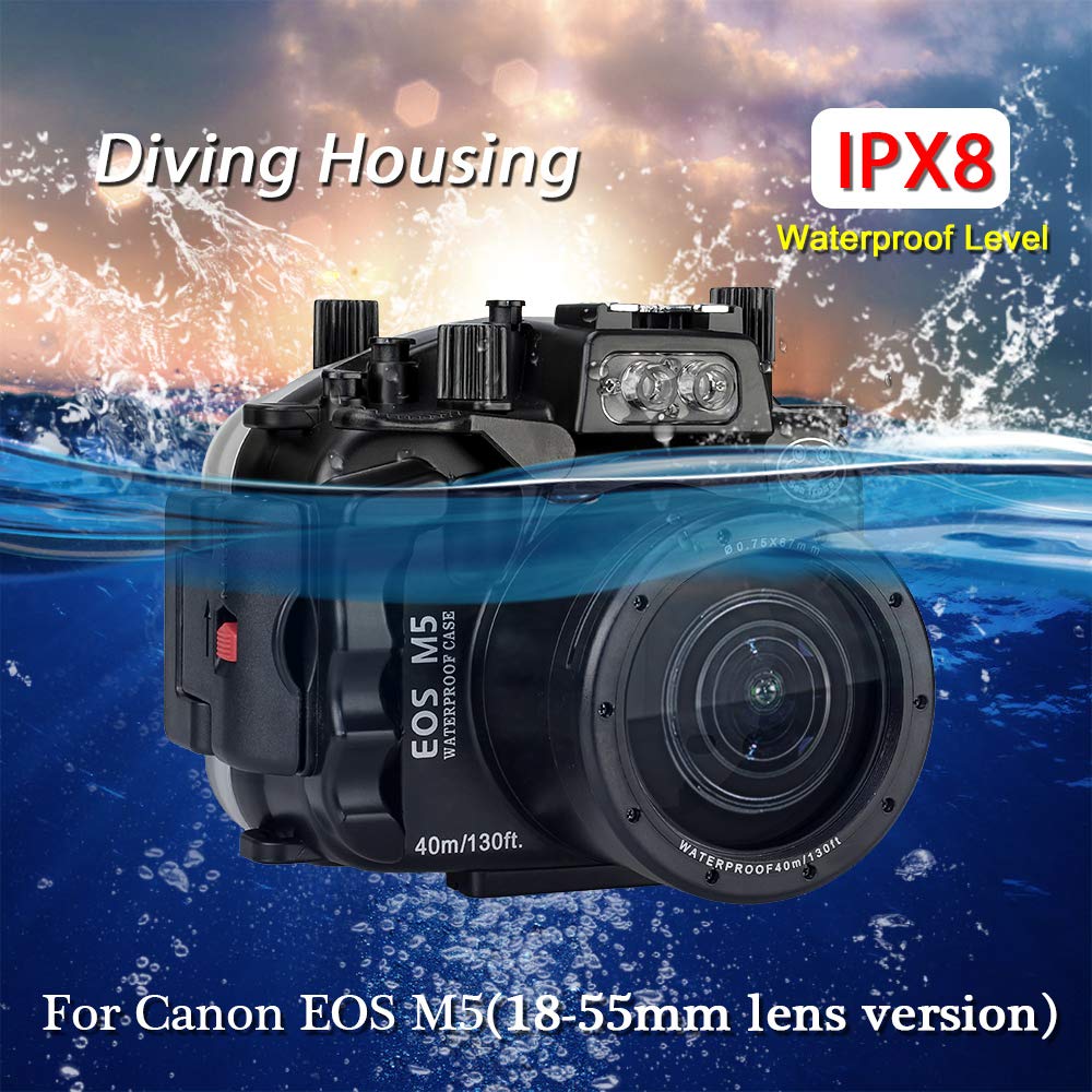 EOS M5 Sea Frog для подводного бокса для камеры (18-55мм) 40м/130футов