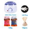 200ML Professional Wax-melt Pot Hot Film Painless Waxing Beads Hair Removal Wax Heater Kit Hard Wax Beans Waxing Machine