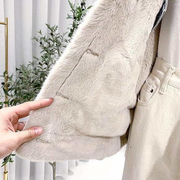 Winter Padded and Thickened Denim Jacket Women's Plus Size Loose Casual Two Sides Wear Jacket