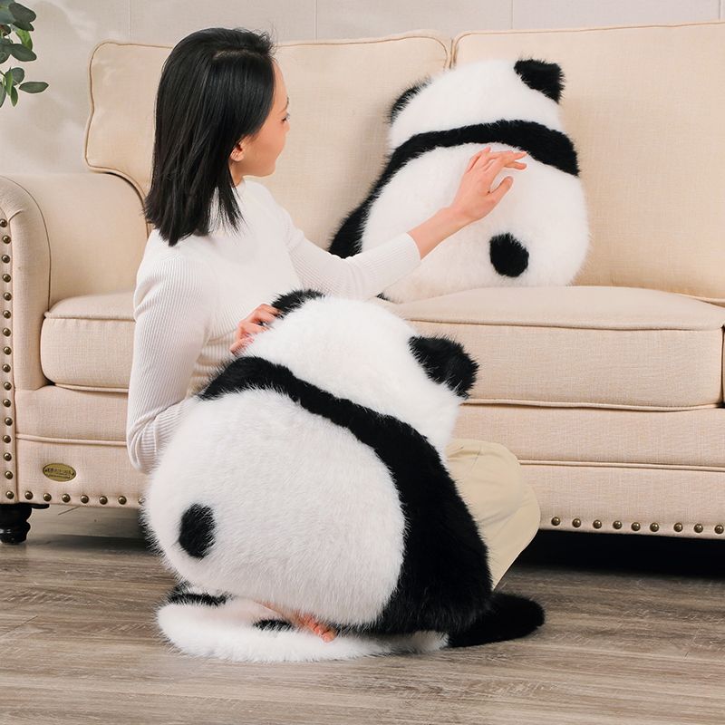 Кукла-подушка панда, Милая подушка, Детский прикроватный диван, Плюшевая подушка, Подушка для гостиной для девочек, Подушка