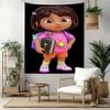 Dora Explorer Wall Decor Tapestry Art For Pet Memorial Birthdaywedding Party Backdrop Family Gift