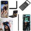 Чехол для телефона L-Loreen Is It Love для Samsung Z Flip 7 6 5G Galaxy Z Flip4 Z Flip5 Z Flip3 Черный Жесткий ПК Корпус Защитный Чехол
