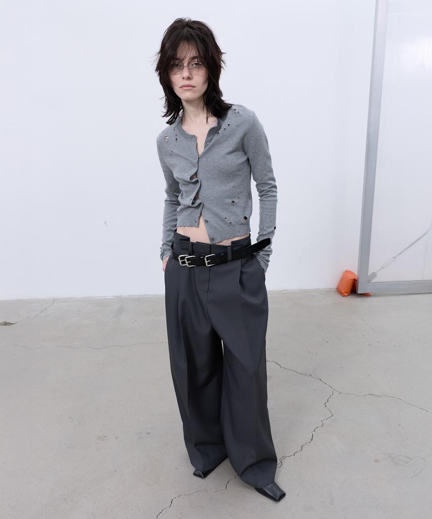 LCDC™ Back-Pleated Wide Pants (Grey)