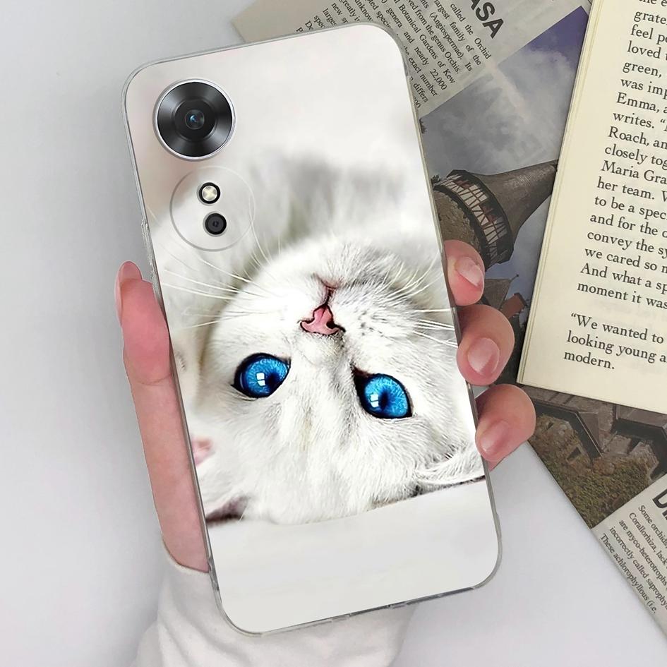 Чехол для OPPO A1 A15 A16 A17 A35 A52 A72 A5 A9 2020, мягкий силиконовый прозрачный милый чехол из ТПУ для OPPO, бамперы для телефонов, чехлы для OPPO