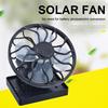 Solar Power Mini Clip Fan Clip On Desk Fan Portable Mini Personal Fan Air Cooling Fan Desktop Fan for Outdoor Camping Hiking