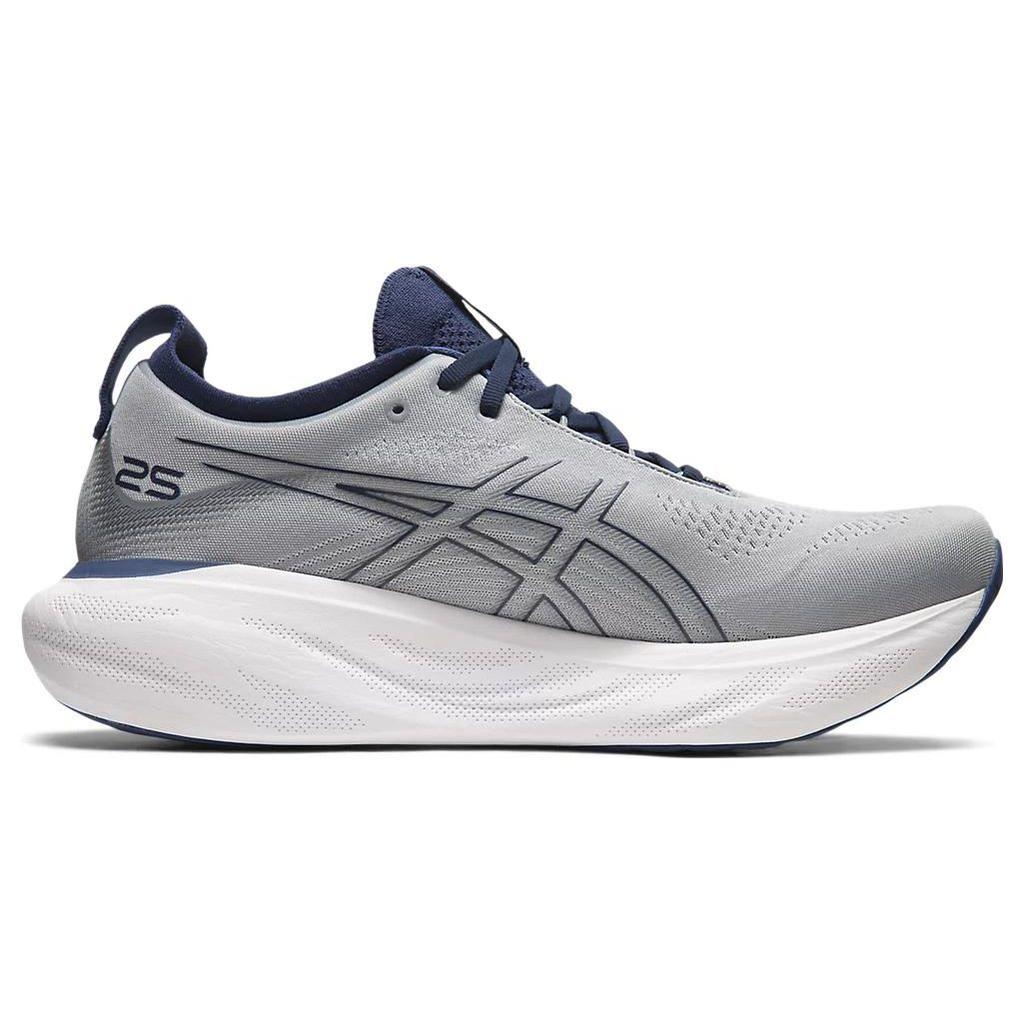 Asics Мужские кроссовки Gel Nimbus 25 Sheet Rock Indigo Blue Серые 1011B547-021