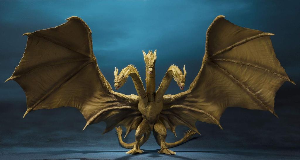 TAMASHII NATIONS Monster Arts Godzilla King Ghidorah 250mm Painted Movable Figure S.H. (2019) Approx. ABS&PVC