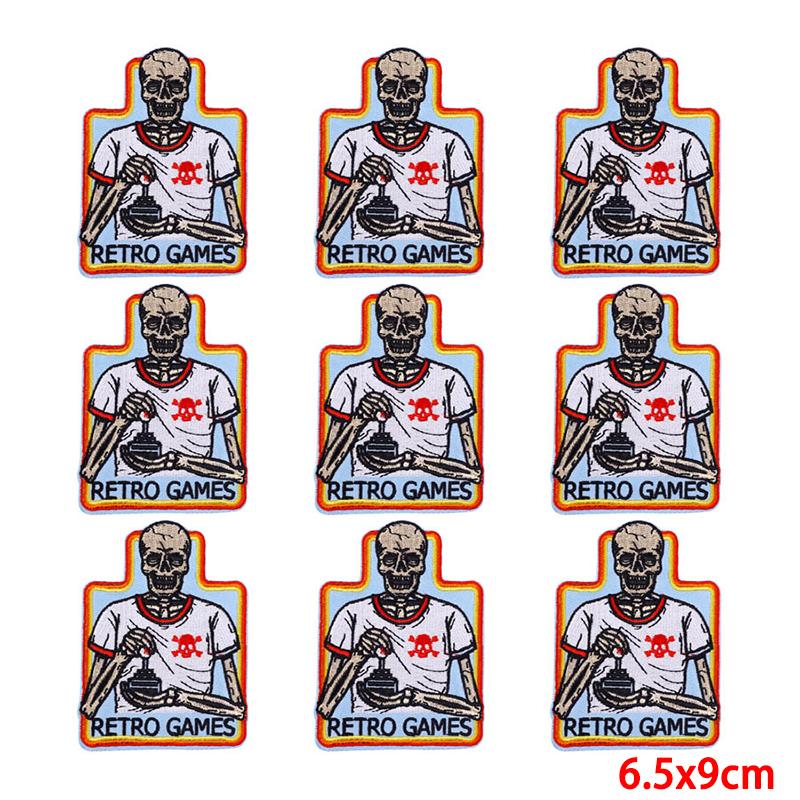 10 шт./лот, оптовая продажа, вышивка, железные нашивки для одежды, нашивки для одежды, куртки, декор, аппликация, принадлежности для шитья