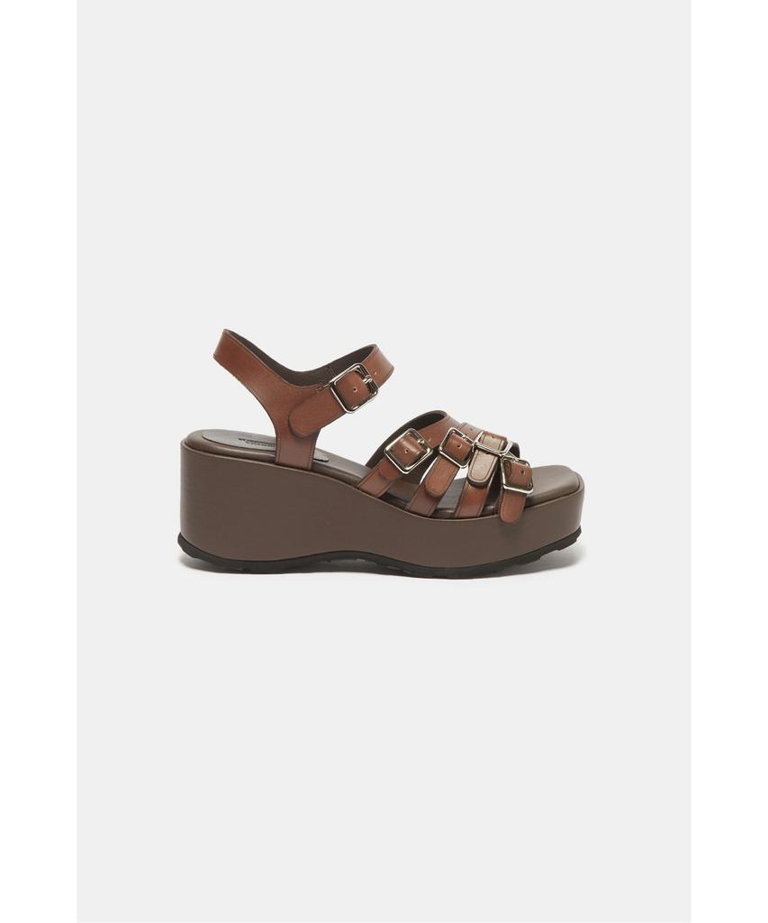 Suecomma Bonnie Buckle Platform Sandal(Brown)_Dg2Am26020Brn