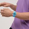 Мужские наручные часы Swatch SCUBAQUA BLUE FIRE SSCU09S100, синие