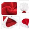 Unisex Santa Cap for Adults Soft Comfortable Plush Fur Santa Hat | Christmas Party Supplies Decoration | Santa Claus Cap for Christmas Celebration