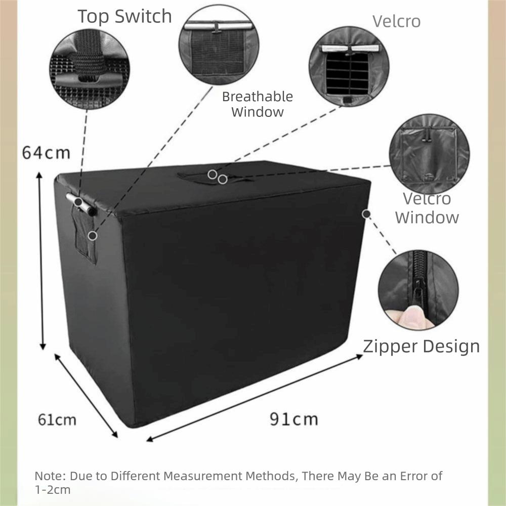 Waterproof Pet Kennel Cover Thickened Warm Rainproof Case Dog Cage Cover  Sun Protection