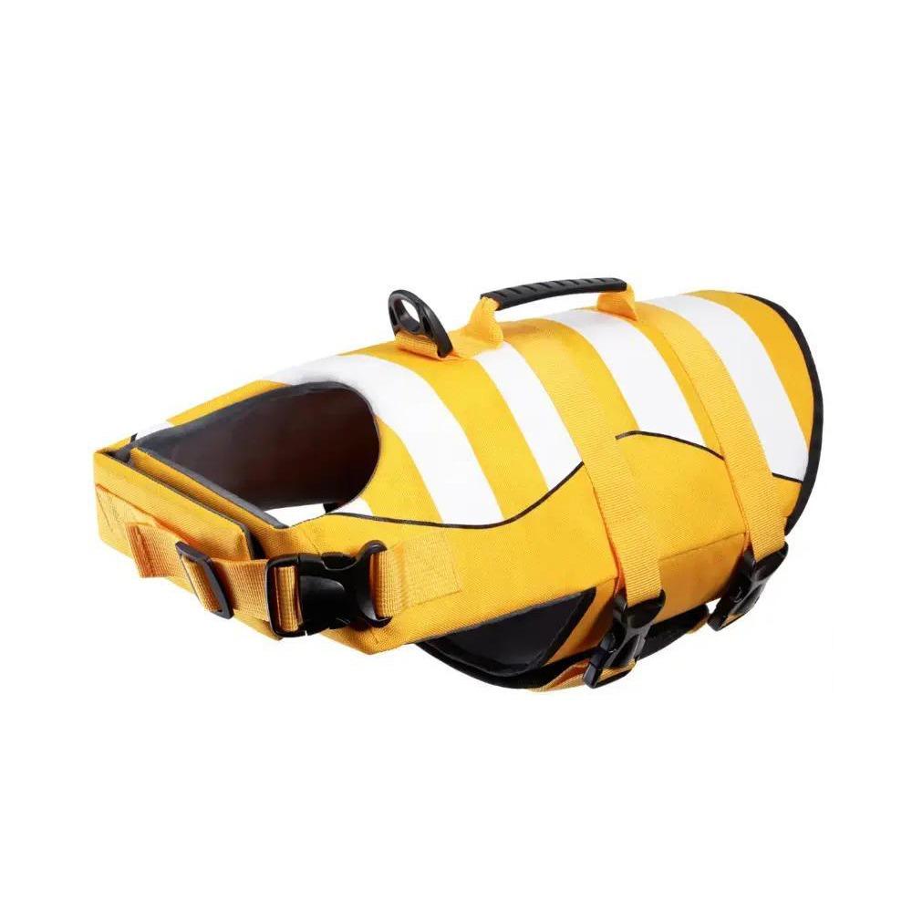 Регулируемый спасательный жилет для собак Светоотражающий купальный жилет безопасности для маленьких и средних собак