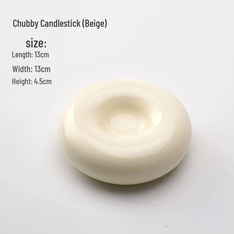 European Chubby Ceramic Tray: Elegant Jewelry Display Plate & Decorative Ornament