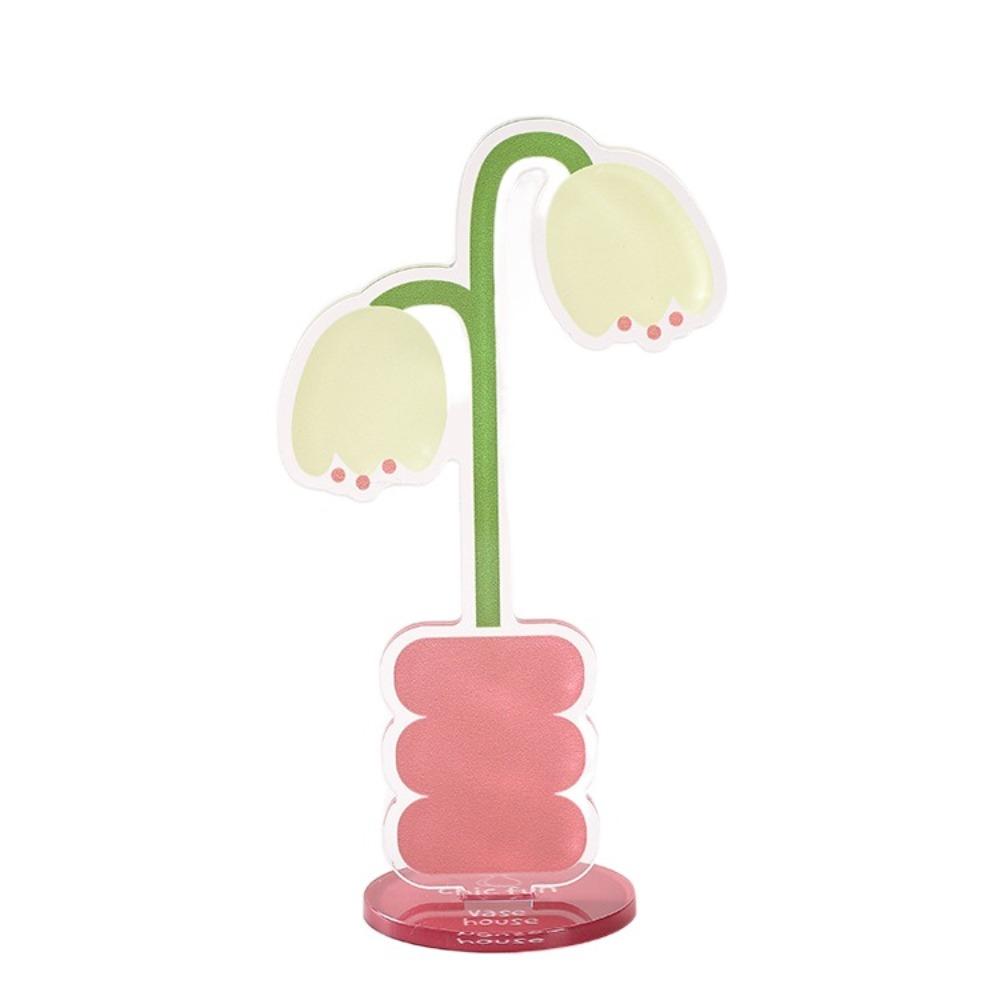 Memo Holder Flower Photo Clip Portable Flower Desk Paper Clip Office School