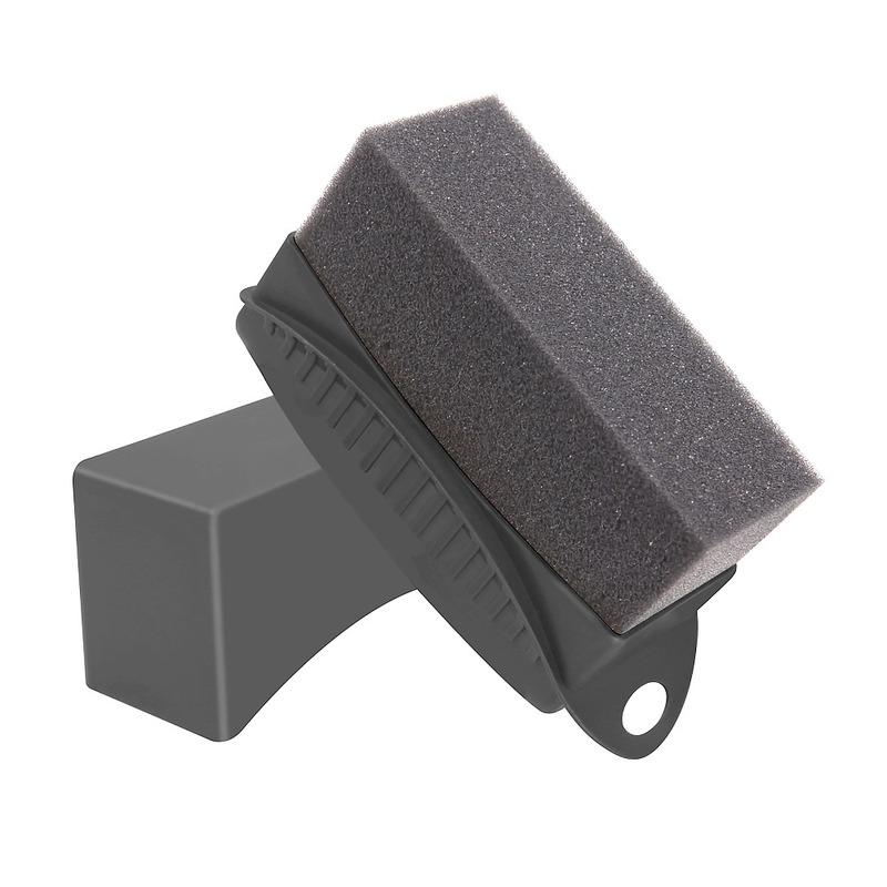 Губка для чистки автомобильных шин Салфетка Полировка Нанесение масла Воскование Щетка Инструмент с крышкой Универсальный Авто Колесо Шина Контур Обслуживание Уход