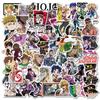 50pcs/Pack Anime Jojos Bizzare Adventure Stickers Guitar Luggage Laptop Bicycle Fridge Skateboard Graffiti Sticker Toys
