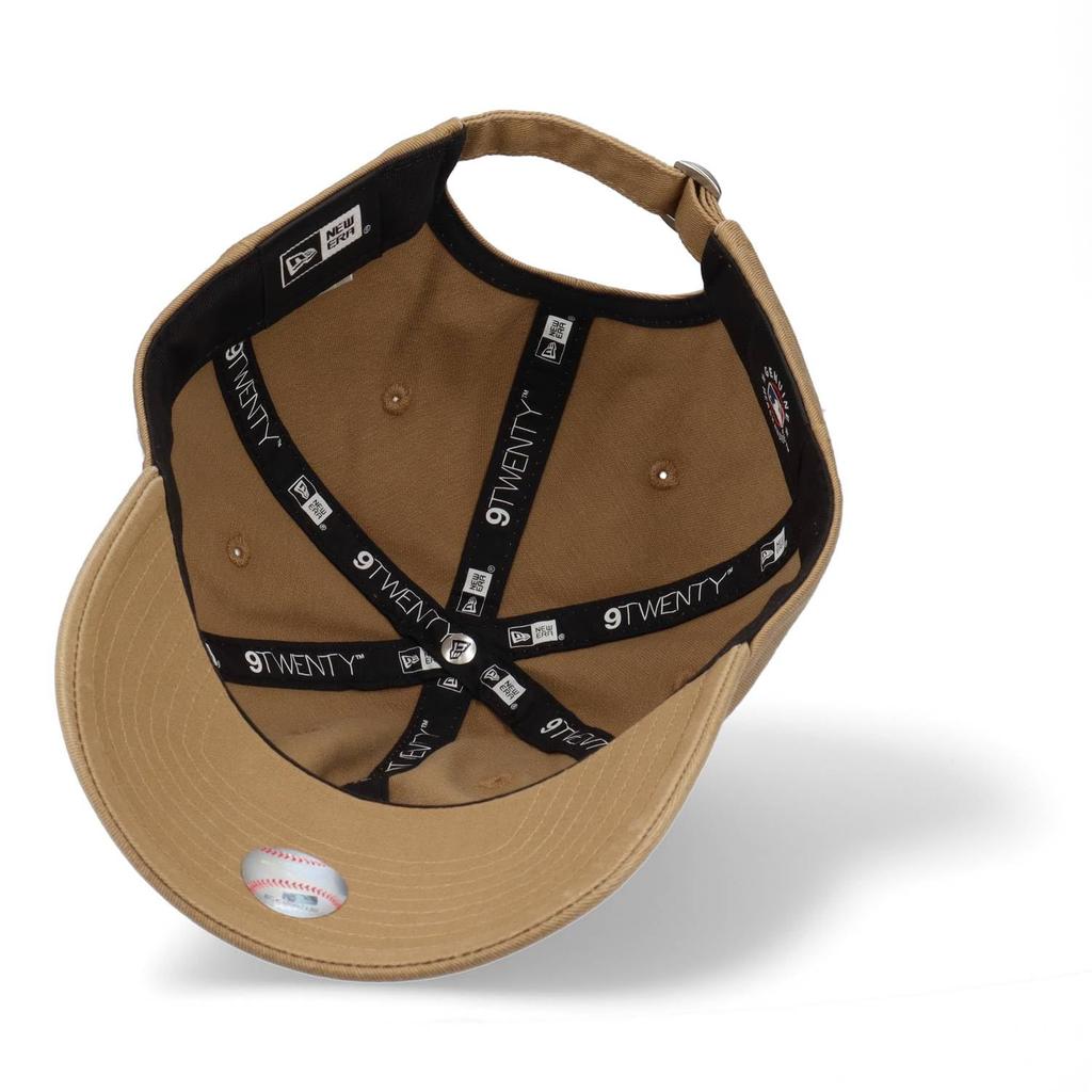 New Era 9TWENTY LA Dodgers Mini Logo Adjustable Cap Khaki - MLB baseball cap, size adjustable approx. 56.8-60.6cm, unisex, 920