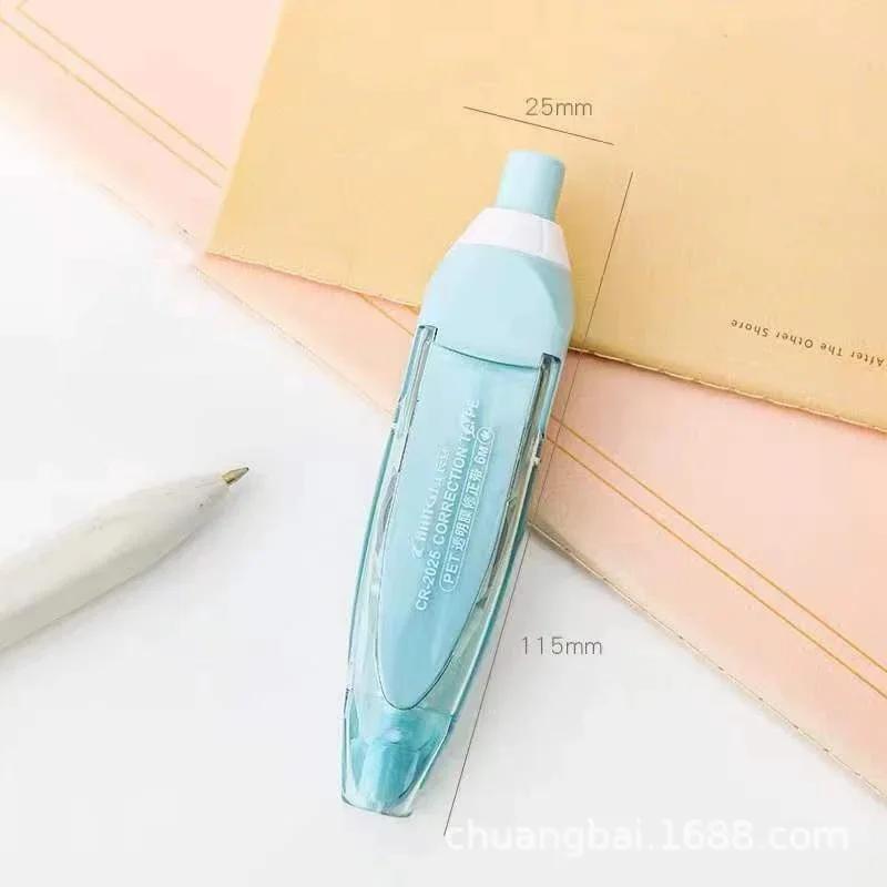 Корректирующая лента цвета Моранди Кавайная белая коррекционная лента Очаровательные корейские канцелярские принадлежности Сменная сердцевина Школьные офисные принадлежности