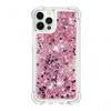 Liquid Glitter Star Sand Phone Case IPhone 13 Pro Max Shockproof Silicone Back Cover With Heart Motifs