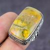 Bumblebee Jasper Gemstone 925 Sterling Silver Gift Jewelry Ring Size 8